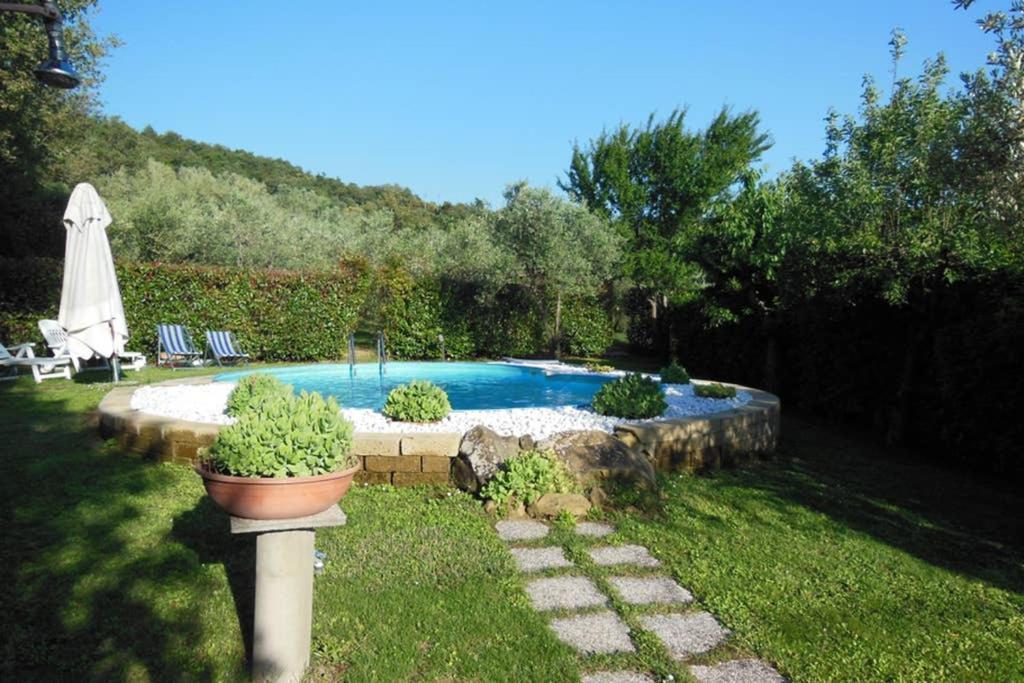 Tuscan Charme Of Cottage Roccaio Countryside Cortona Castiglion Fiorentino Bagian luar foto